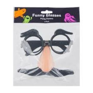 Funny Glasses with Nose and Mustache 2ct